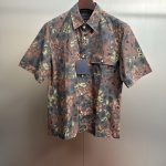 Louis Vuitton Cotton Short-Sleeved Shirt For Fall