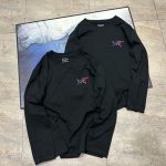 Archaeopteryx Long-Sleeved Shirts Red Cotton Pure Relaxed Fit Autumn Screen Printing