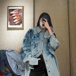 Louis Vuitton Long-Sleeved Shirt Blue Cotton Denim Street Style