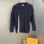Burberry Sweater Red Youthful Energy Winter Patch