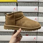 Ugg Snow Boots Plush Genuine Leather Rubber Winter