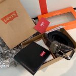 Levi'S Belts Red Eva Genuine Leather