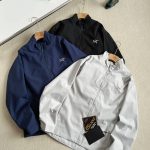 Archaeopteryx Jacket Red Functional Outdoor Curved Cut Zippered Pocket