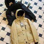 Burberry Down Jacket Black Goose Polyester Fiber Winter Windproof Cuffs