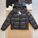 Ralph Lauren Outerwear Red Duck Down Adjustable Drawstring Winter Down-Proof Fabric Embroidery