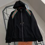 Gucci Jacket Black Cotton Pure Embroidery