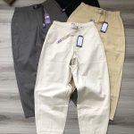 The North Face Casual Trousers Purple Cotton Polyester Spandex Twill Fabric Embroidery
