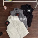 Mammut Vest Red Cotton Soft Outdoor Windproof Autumn Winter Zippered Pocket