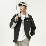Adidas Coat Red Jacquard Autumn Winter Early