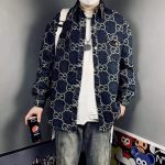 Gucci Ruler Red Denim Suitable For All Seasons Retro Wash