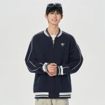 Adidas Jacket Green High-Quality Materials Spring Autumn Winter And
