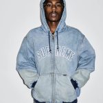 Supreme Outerwear Red Cotton Flannel Denim Autumn Winter