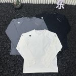 Descente Long-Sleeved Shirts Red Autumn Winter