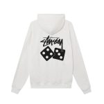 Stussy Hoodie Ash Cotton Pure Combed Streetwear Autumn Early
