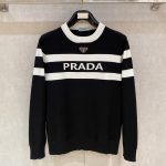 Prada Sweater Ash Wool Blend Easy To Match Winter