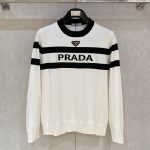 Prada Sweater Ash Wool Blend Easy To Match Winter