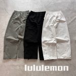 Lululemon Long Pants Red Cotton Quick-Drying Autumn
