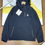 Moncler Outerwear Red Nylon Fabric Suitable For All Body Types Clean And Neat Urban Style Spring Embroidery