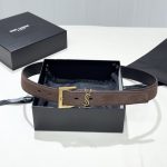 Saint Laurent Belt Color Suede