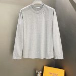 Dior T-Shirt Red Cotton Pure Ribbed Fabric