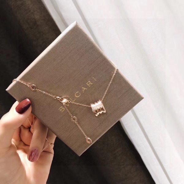 Bvlgari Necklace Rose Gold Lace Spring