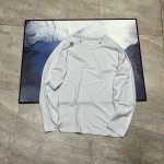 Descente Long-Sleeved Shirt Red Microfiber Fleece Quick-Drying Daily Commute Breathable Sports Winter Patch