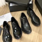 Prada Abs Leather Shoes For Autumn