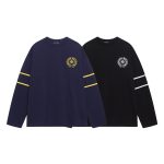 Chrome Hearts Long Sleeves Blue Cotton Silk