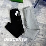 Descente Sweatpants Black Cotton Pure Space Autumn Winter