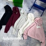 Lululemon Hoodie Red Fleece Fabric