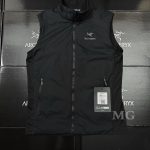 Archaeopteryx Vest Black Cotton Thin Fleece Summer