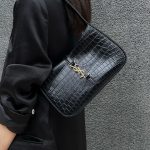 Saint Laurent Coat Red Autumn Winter And