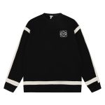 Loewe Long-Sleeved Red Ribbed Fabric Patch