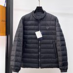 Prada Down Jacket White Goose Autumn Winter And Glossy Fabric