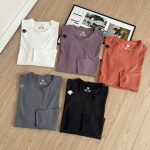 Descente Long-Sleeved T-Shirt Red Suitable For All Seasons Quick-Drying Simple And Elegant Daily Commute