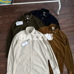 Hazzys Long-Sleeved Shirt Red Corduroy Autumn