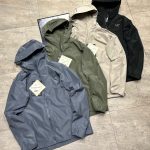 Archaeopteryx Outerwear Red Gore-Tex Windstopper Polyester Nylon Plain Weave Lace Running Simple Design Urban Commuting Patch