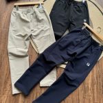 Fila Trousers Blue Nylon Spandex Simple And Versatile Autumn