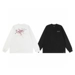 Archaeopteryx Long-Sleeved T-Shirt Red Cotton Pure Professional Outdoor