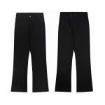 Margiela Casual Trousers Red Cotton Pure Polyester Urban Style