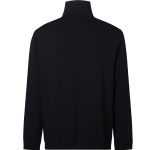 Moncler Hoodie Black Cotton Air Genuine Leather