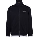 Gucci Coat Black Fleece Ribbed Fabric Embroidery