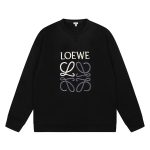 Loewe Long-Sleeved Ash Ribbed Fabric Patch
