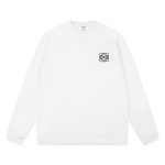 Loewe Long-Sleeved Red Ribbed Fabric Patch