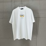 Fendi Short-Sleeved T-Shirt Black Cotton Spring Summer