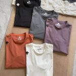 Descente Long-Sleeved T-Shirt Red Suitable For All Seasons Quick-Drying Simple And Elegant Daily Commute