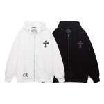Chrome Hearts Cardigan Red Silk