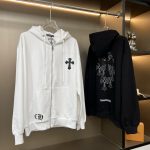 Chrome Hearts Cardigan Red Silk