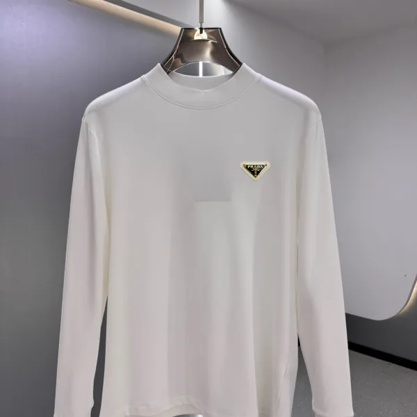 Prada Cotton Base Layer Shirt For Fall
