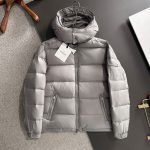 Monk Down Jacket Red Goose Duck Nylon Zippered Pocket